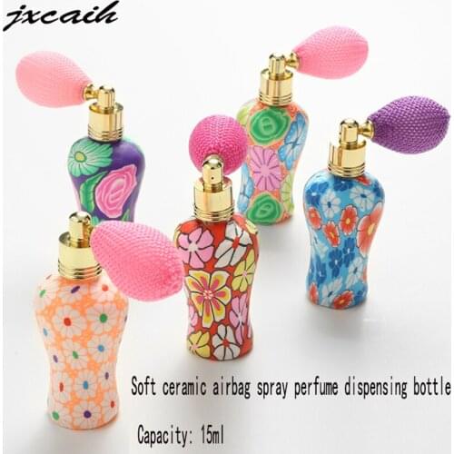 1pcs 15ml Portable Spray Perfume Bottle Empty Bottle Travel Airbag Inflatable Cosmetic Container free delivery