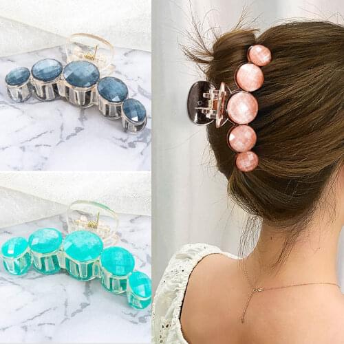 2020 Hair Clips Claw Clip Elegant Catch Marble Hairpins Styling Side Clips Bobby Pins Barrette Hair Accessories For Girls Gifts