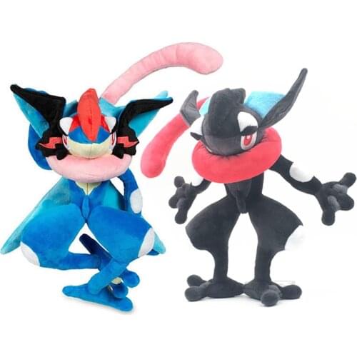 30cm Pokemon Greninja Japan Anime Cartoon Elf Popularity Ranking First Stuffed Toys Blue Frog Soft Animal Plush Doll