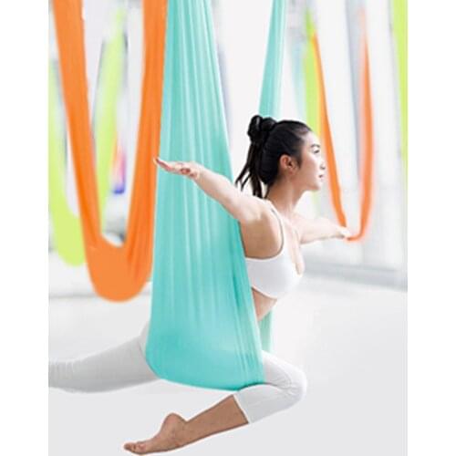 7Meters Hot Sale Prior Fitness Aerial Yoga Hammock Set Aerial Yoga Swing Kit Nylon Anti-gravity Air Silk for Exercise