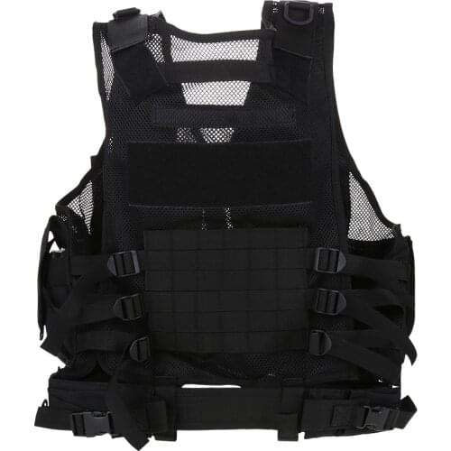 Military Guard Vest Plate Carrier Bullet Holster Assault Combat Preotective Gear With Many Pockets Detachable Pouches