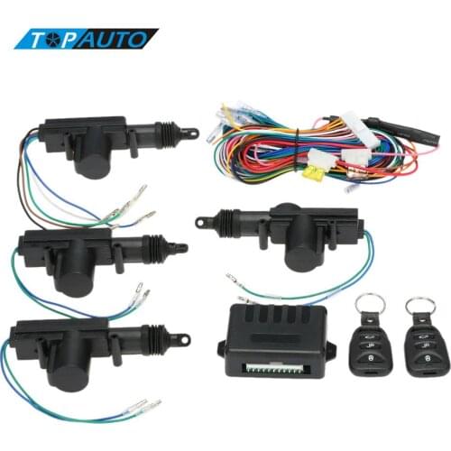 Car Alarm system with Auto starline Door Lock Keyless Entry System Remote Control Central Locking Kit with Trunk Release Button