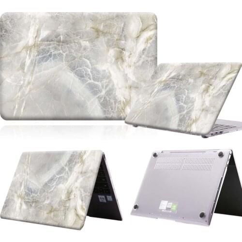 Grey Marble Laptop Replace Cover Case For MateBook 13/13 AMD Ryzen/14/D14/D15/X 2020/X Pro/Pro 16.1/Honor MagicBook 14/15