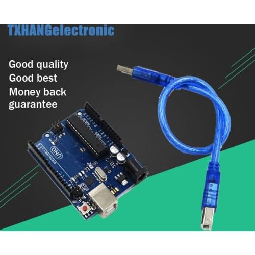 For arduino UNO R3 MEGA328P ATMEGA16U2 Development Board Without USB Cable for arduino uno rev3 r3 diy electronics