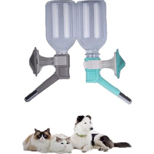 2020 New Dog Drinking Pot Pet Supplies Drinking Head Extended Copper Head Dog Drinking Fountain Hanging Cat Drinking Mouth