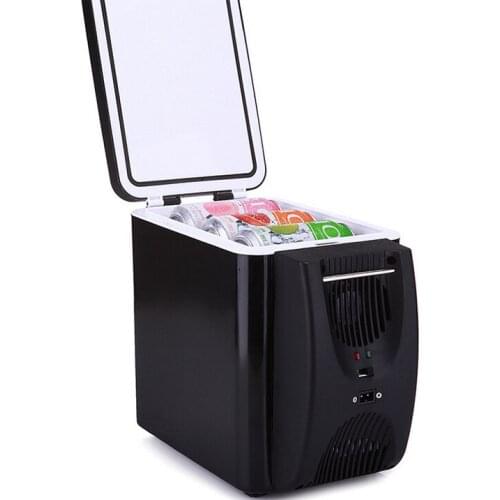 6L Mini Car Fridge Cooler Warmer 2 in 1 Multi-function 12V Travel Refrigerator Outdoor Portable Electric Icebox Cooler Freezer