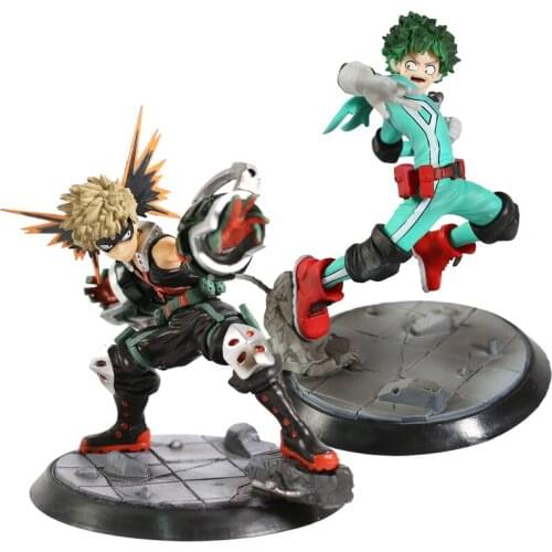 My Hero Academia Bakugou Katsuki Midoriya Izuku Battle Ver. PVC Statue Figure Collectible Model Toy