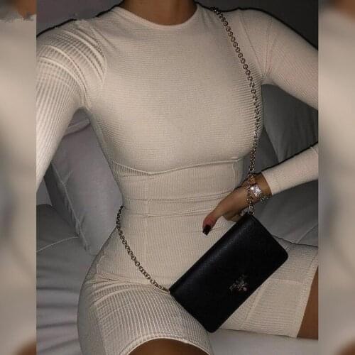 Solid Knitted Bodycon Rompers Womens Shorts Long Sleeve O Neck Skinny Playsuits White Casual Sporty Activewear 2021 New
