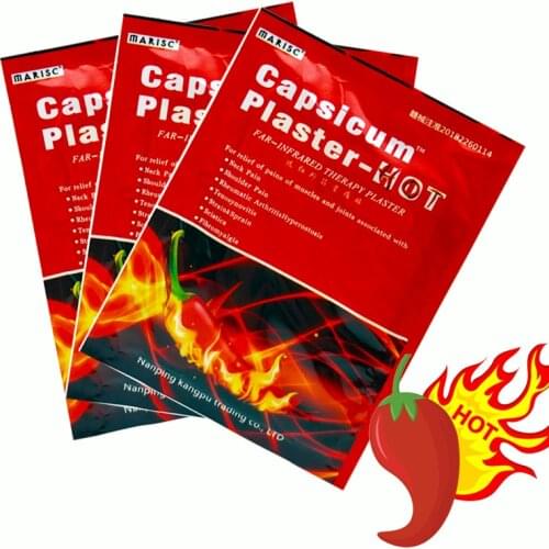 24Pcs Capsicum Plaster Hot Pain Relieving Patch Muscle Strain Pain Back Pain Knee Joint Ache Plaster Chinese Medical Massage