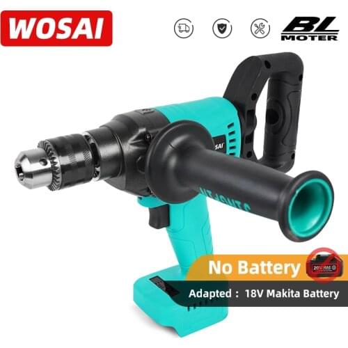 WOSAI Brushless Electric Drill Torque 130NM Cordless Screwdriver Can Hit Ice For 18V Makita Lithium Battery