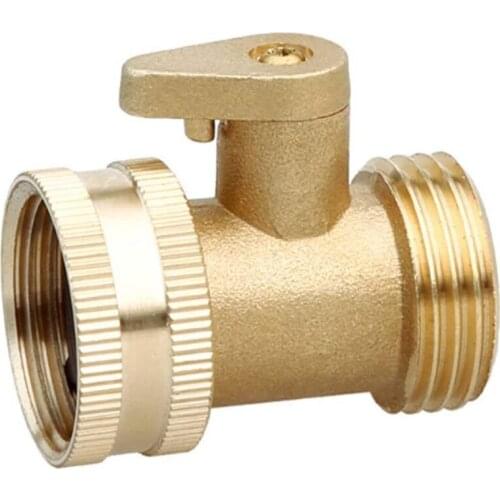 3/4 Inch Water Pipe Faucet Connector Tool Garden Hose 1 Way Shut Off Valve Accessories Single-way Ball Valve
