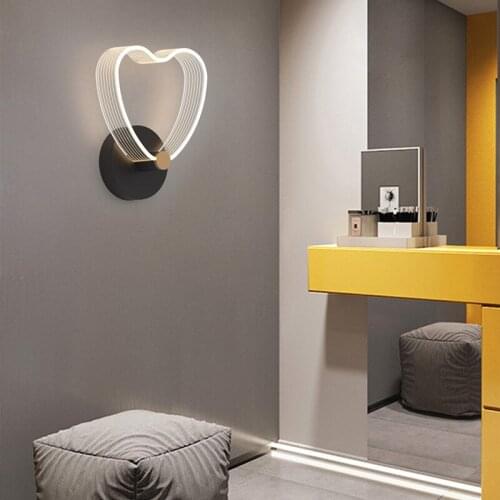Modern Led Wall Lamp Acrylic Round Square for Home Bedroom Bedside Sconce Aisle Corridor Foyer Indoor Wall Light