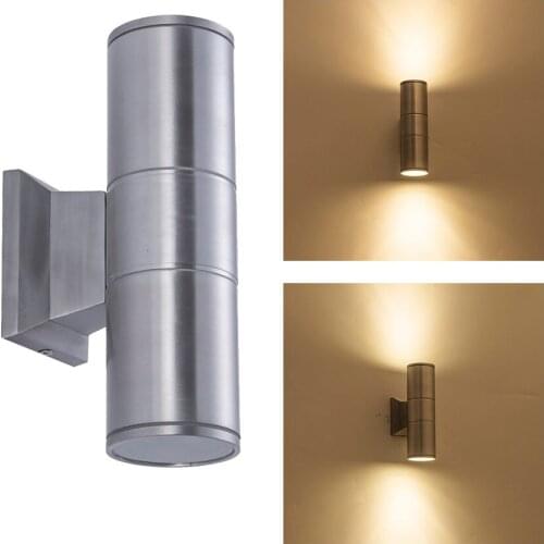 Aluminum 5W 10W LED Wall Light Outdoor Waterproof IP65 Porch Garden Wall Lamp & Indoor Bedroom Bedside Decoration Lighting Lamp