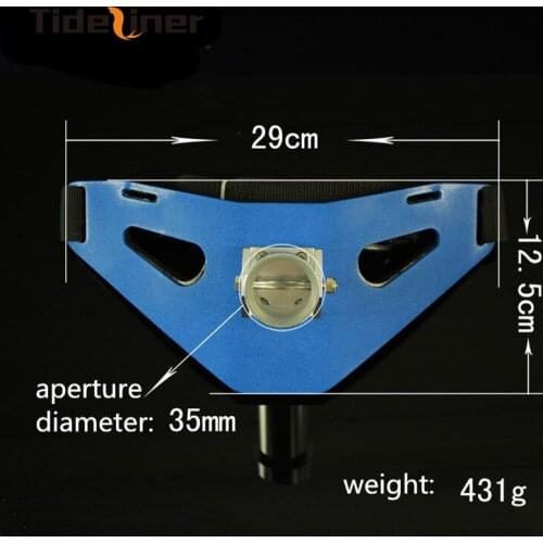 Tideliner metal fishing rod holder belt boat trolling jigging gimbal belt carp feeder fishing accessories tools 29cm*12.5cm