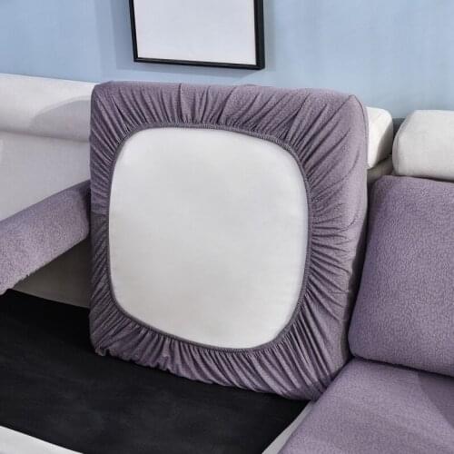 Bubble Pattern Waterproof Thick Seat Cushion Cover Stretch Furniture Protector Sofa Seat Slipcover Washable