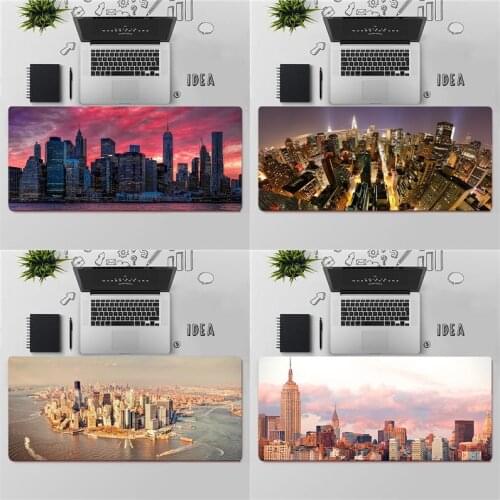 YNDFCNB Top Quality New York City Natural Rubber Gaming mousepad Desk Mat Free Shipping Large Mouse Pad Keyboards Mat