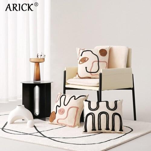 Abstraction Cushion Cover 45*45 Pillow Case Cover Decorative Pillowcase Home Decor Luxury Linen Sofa Decorative Cushions Covers