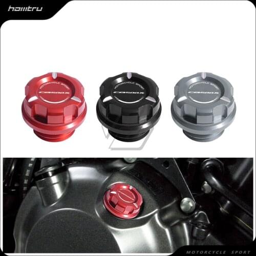 Motorcycle Engine Oil Cap Bolt Screw Filler Cover Case for Honda CB500X 2013-2021