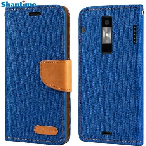 Oxford Leather Wallet Case For Kyocera Urbano L01 With Soft TPU Back Cover Magnet Flip Case For Kyocera Urbano L01