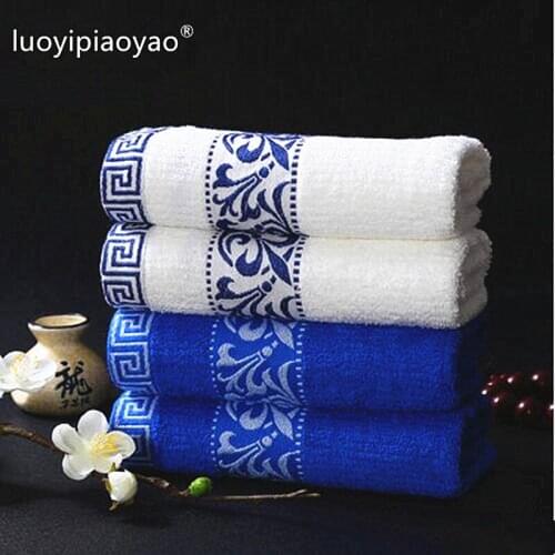 2 piece Quality 100% cotton towel,no smell, wash towel,size 34*76cm,90g free delivery
