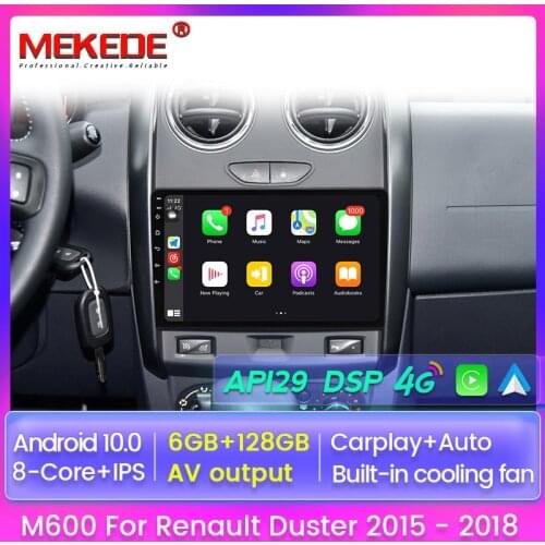 6GB+128GB Android 10.0 Multimedia Player for Renault Duster 2015-2018 Navigation Car Auto Radio GPS Keine 2din 2 Din DVD Carplay