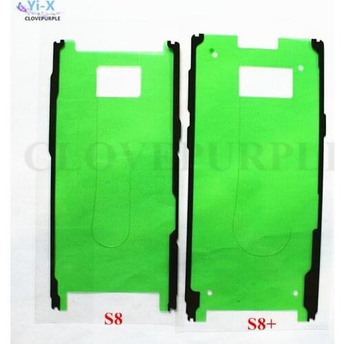 Wholesale Price 50PCS/Lot Pre-Cut Front Frame Screen Adhesive LCD Sticker Glue Tape For Samsung Galaxy S8 G950/ S8 Plus S8+ G955