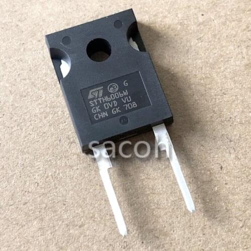 Original 10PCS/Lot STTH6006W or STTH6004W or STTH8006W TO-247 60A 600V Ultrafast high voltage rectifier