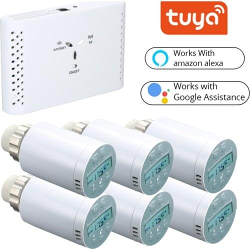 KKMOON Professional Temperature Controller Regulator Kits APP Programmable Thermostat TRV Thermoregulator Valve