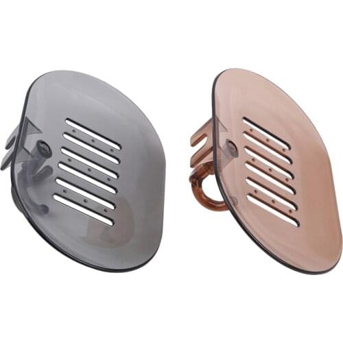 Simple Wall-Mounted Bathroom Soap Boxes Strong No Trace Sucker Storage Box Perfumedsoap Draining Holder Soap Dish With Hook