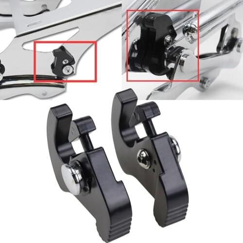 Detachable Rotary Luggage Rack Docking Latch Clips For Harley Electra Tour Glide Electra Road Street Glide Road King Softail