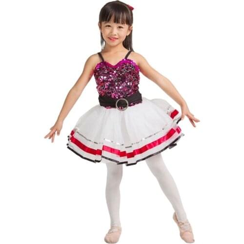 Dance Favourite Sequin top bodice child performance dance costumes, jazz & tap, ballet performance tutu ballerina dance costume