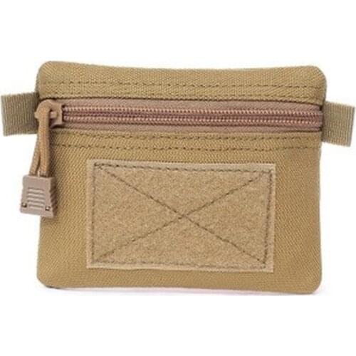 Outdoor Tactical Storage Bag Wallet Pouch Waterproof Portable Travel Zipper Waist Bag for Camping Hiking