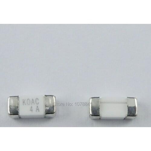 100pcs KOAC SMD SMT 1808 4A 125V Surface Mount Main Board Fuses CCF1N4TTE