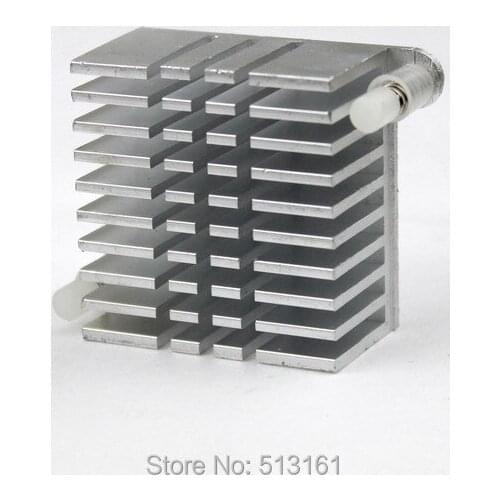 2PCS Northbridge Heat sink Mini IC Cooling Cooler Aluminum 40*40*13mm Heatsink