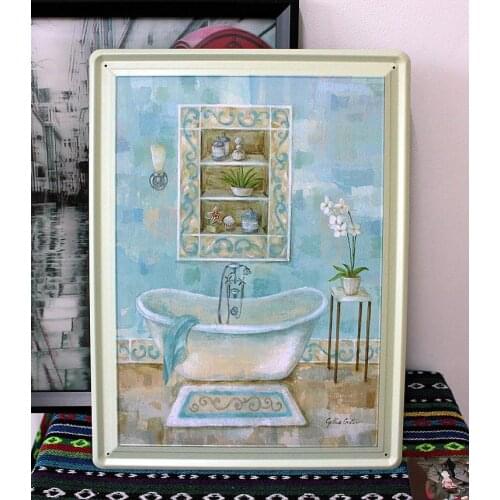 30pcs/lot Metal Sign shabby chic Christmas Decoration Tin sign fruit plate House Cafe Bar Vintage iron painting N-48 Mix order 3