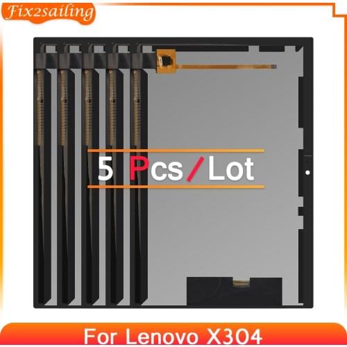 5PCS 10.1" For Lenovo Tab 4 X304 LCD Display Matrix Module Touch Screen Panel Digitizer Assembly TB-X304L TB-X304F TB-X304N/X
