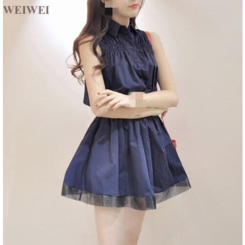 B1153 The new spring 2020 female han edition sleeveless summer women sexy fashion show thin dress tide