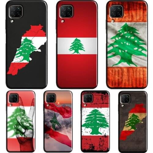 Lebanon Flag Map Case For Huawei P30 Lite P20 P40 Pro Mate 20 P Smart 2021 2019 Nova 5T Honor 9X 8X 10i 8A