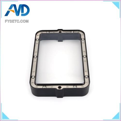 Black Material Rack For DLP SLA 3D Printer Anodized Aluminium Resin Vat Steel Ring Installed Metal Photon FEF Film