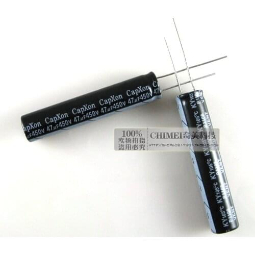 Electrolytic capacitor 450V 47UF volume 10X50MM LCD TV LED capacitor