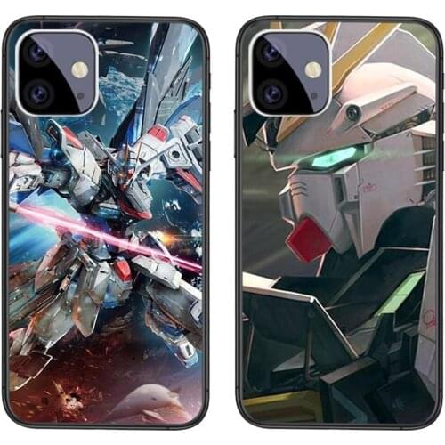 Enjoy Gundam Anime Japan For Xiaomi Redmi 9 8 7 K40 9A 9C Pro Plus Nfc K30 K20 Black Hoesjes Luxury
