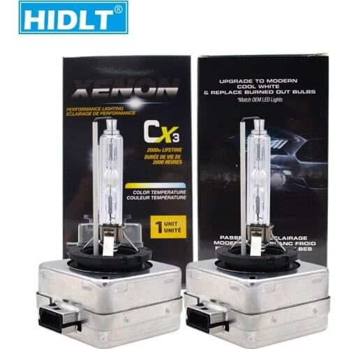 HIDLT 2PCS Car Light Xenon D1S D3S HID Headlight Bulb 35W 55W D1R D3R Auto Headlamp Bulb Lamps 4300K 5000K 6000K 8000K 10000K