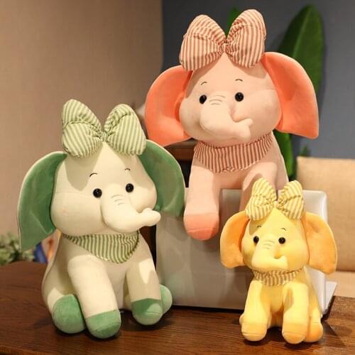 Colorful Kids Elephant Soft Pillow Large Elephant Toys Stuffed Animals Baby Plush Doll Infant Toys Children Gift Drop Shipping