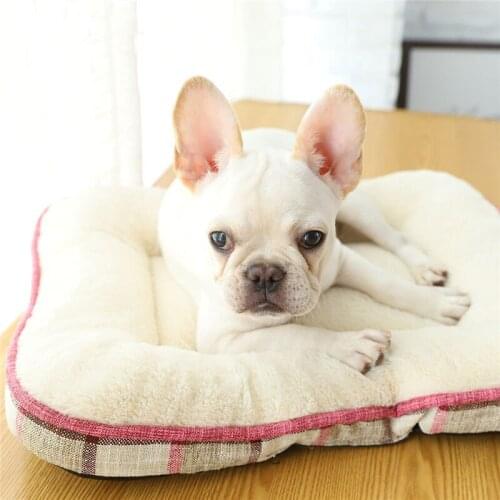 Small Medium Large Dog Bed Sleeping Mat Autumn Winter Pet Sleep Warm Soft Cushion Thicken Mattress Cat Mat Puppy Blanket Bed Pad