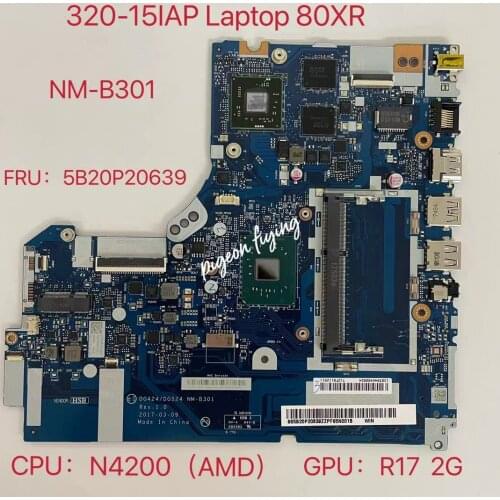 Applicable to 320-15IAP notebook motherboard N3350 N4200 N3450 VGA(2G) number NM-B301 FRU 5B20P20649 5B20P20639 5B20P20640