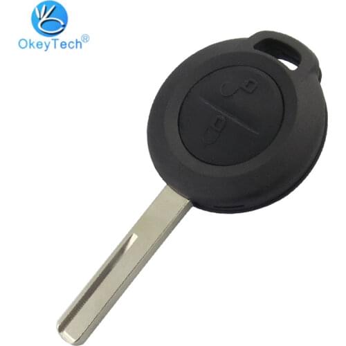 OkeyTech For Mitsubishi Colt Warior Carisma Spacestar Key Shell 2 Button Uncut Blank Blade Replacement Auto Car Cover Case Fob