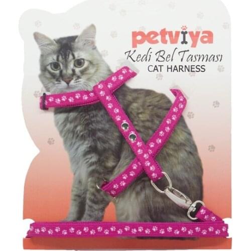 Petviya Paw Pattern Adjustable Cat Bust (Waist) Collars 450402985