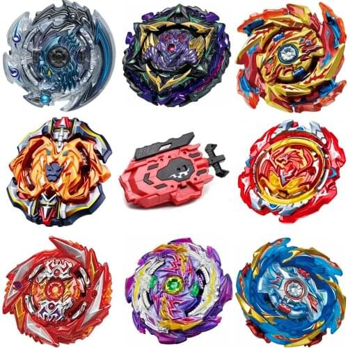 Spinning Top Bey Battle Gyro Burst Bey Battle Burst 2 in 1 Metal Fusion Battling Tops with 4D Launcher Grip Battle Set