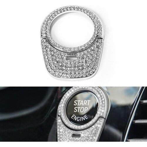 Engine Start Button Sticker Bling Crystal For BMW 2018-2021 530LI 540LI 525LI