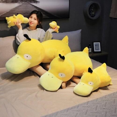 TAKARA TOMY 3 sizes Pokemon Original Psyduck Stuffed Hobby Anime Plush Doll Toys For Children Christmas Event Gift